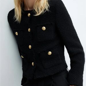 NEW WITH TAGS MANGO TWEED JACKET